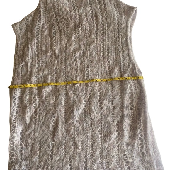 Free People M/L Sugar Cloud Wool Alpaca Blend Knit Pirouette Tunic Sweater - Picture 13 of 16